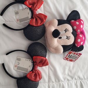 Disney Black and Red Polka Dot Headband
